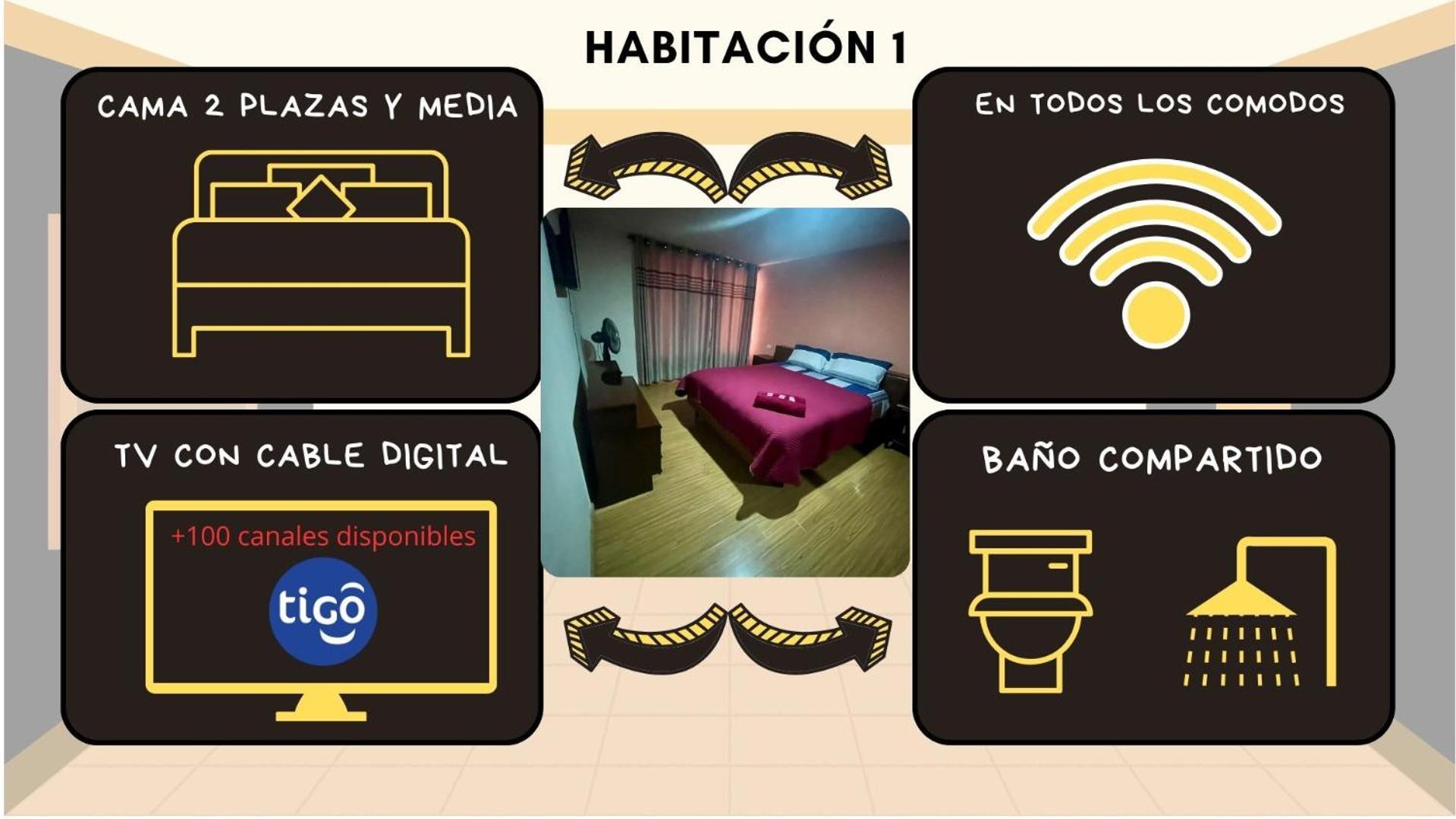 El Hogar Casa Y Habitaciones En El Prado - Cbba Con Garaje Cochabamba Extérieur photo